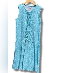 Mini Boden Floral Ruffles Dress For Girls